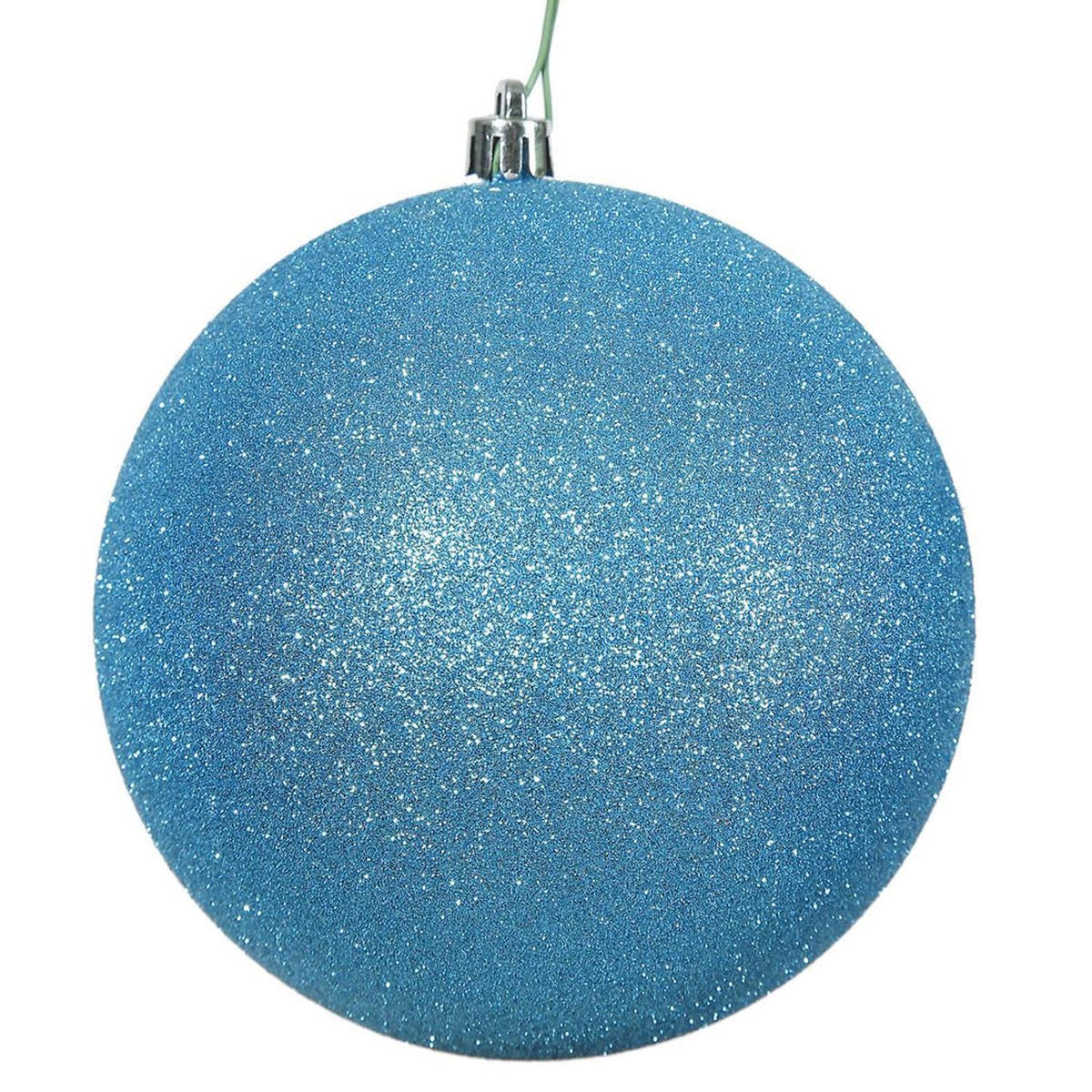 4.75in Turquoise Assortment Ornament Ball (Set of 4)
