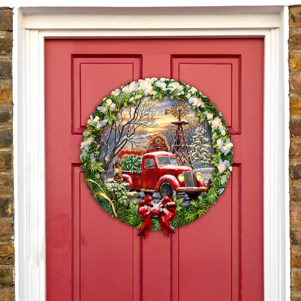 Christmas Wonderland Holiday Door Decor by D. Gelsinger - Christmas Decor - 8652811H-DG