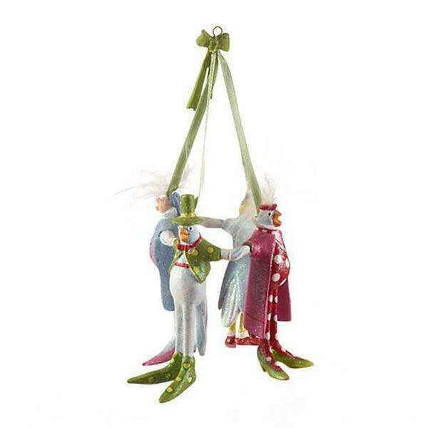 12 Days 4 Calling Birds Ornament by Patience Brewster