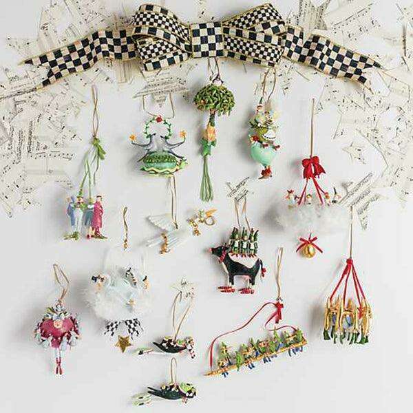 12 Days 5 Golden Rings Ornament by Patience Brewster