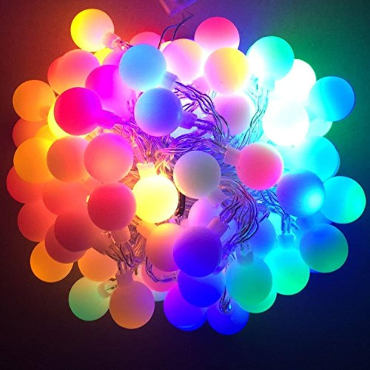 100 LED String Light Bulb with connector - Multicolor