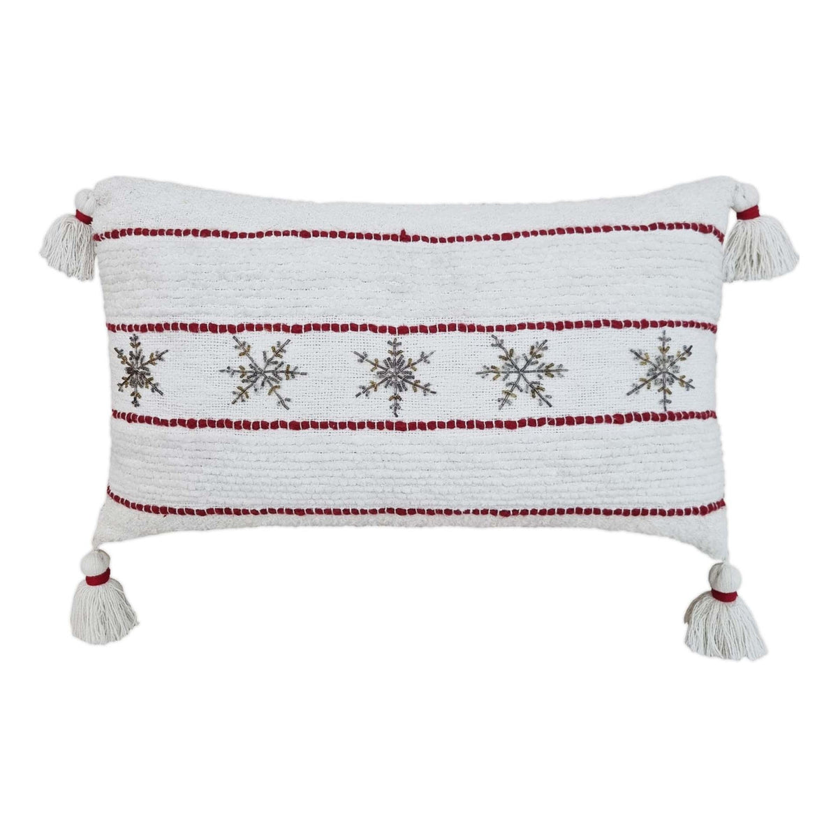 Vibhsa Christmas Decorative Pillow for Holidays 14"x 24"