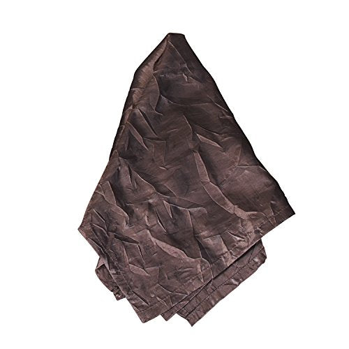 Crushed Design Elegant Napkins, Set of 4 (Mocha)