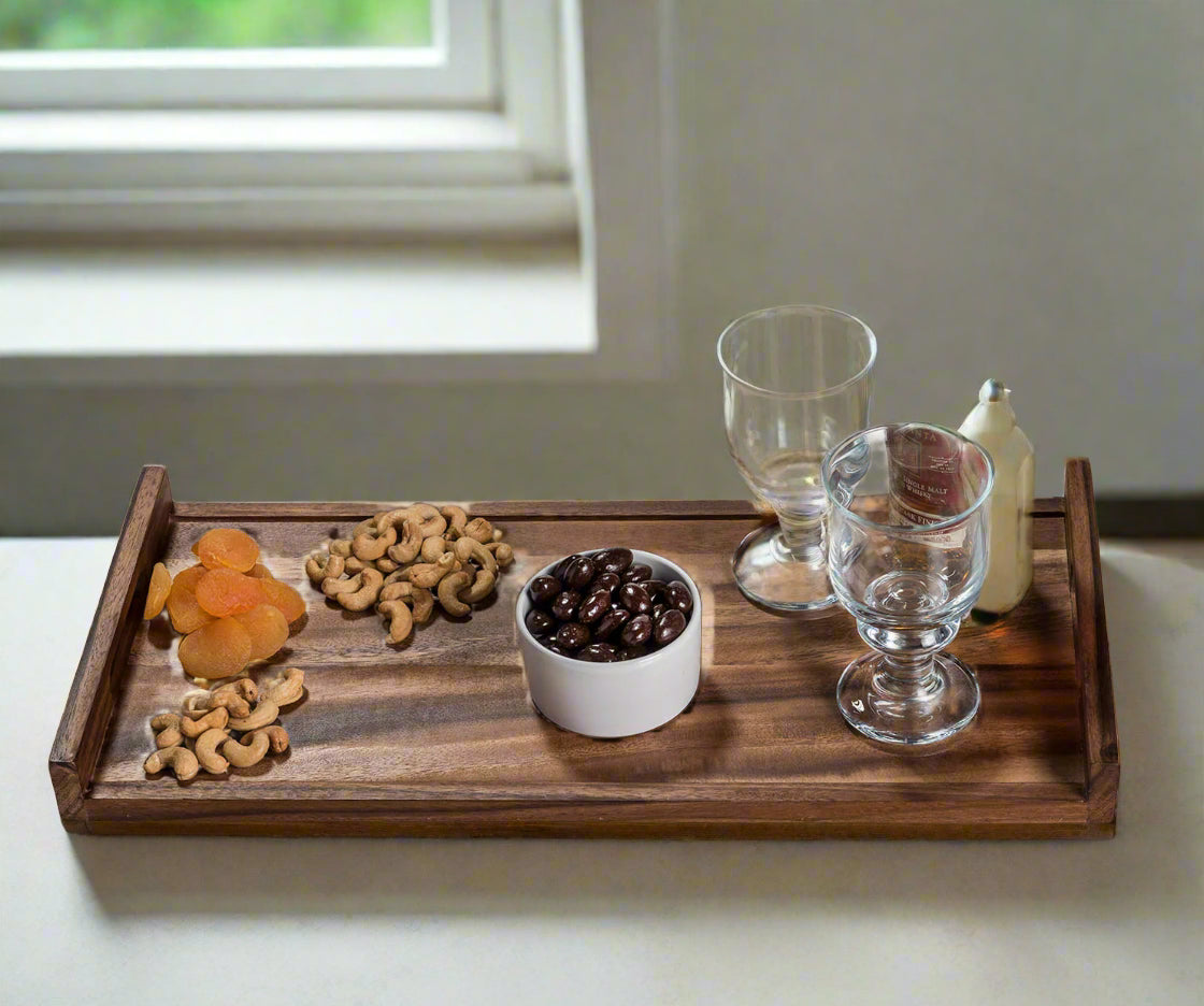 Long Serving Tray - Solid Bottom