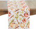 The Harvest Table bundle: Harvest Pumpkins cotton table runner, 16" x 72"