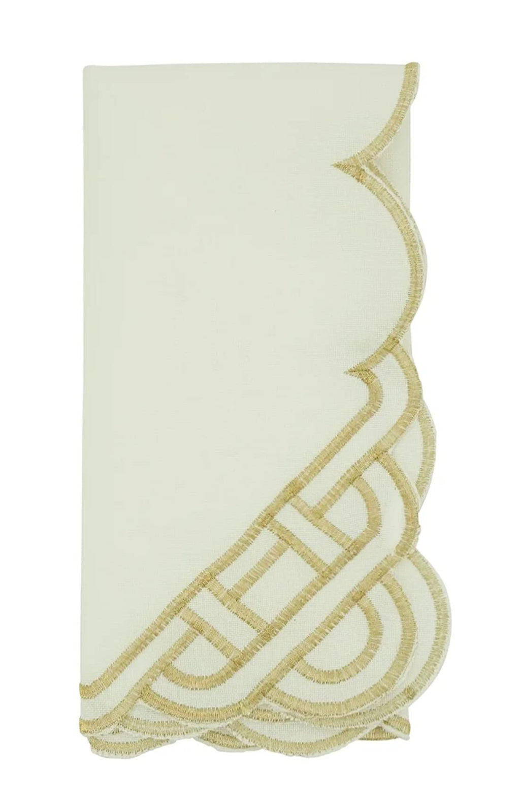 Fennco Styles Braid Emroidered Metallic Border Table Runner 16" W x 54" L - Silver Table Cover for Home Décor, Everyday Use, Christmas, Banquets and Special Events