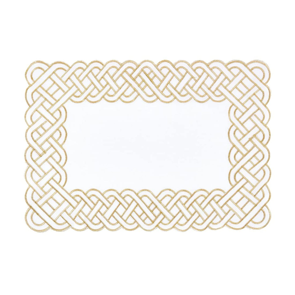 Fennco Styles Braid Emroidered Metallic Border Table Runner 16" W x 54" L - Silver Table Cover for Home Décor, Everyday Use, Christmas, Banquets and Special Events