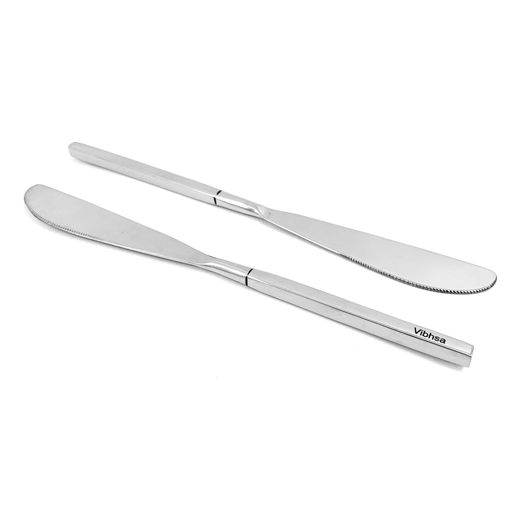 Vibhsa Stainless Steel Dinner Knife Set of 6