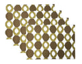 Fennco Styles Ikat Design 100% Cotton Cloth Napkins 20 x 20 Inch, Set of 4 - Chartreuse Dinner Napkins for Home Decor, Dining Table, Banquets and Special Occasion