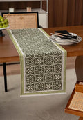 Fennco Styles Reversible Jacquard Vintage Cotton Blend Table Runner