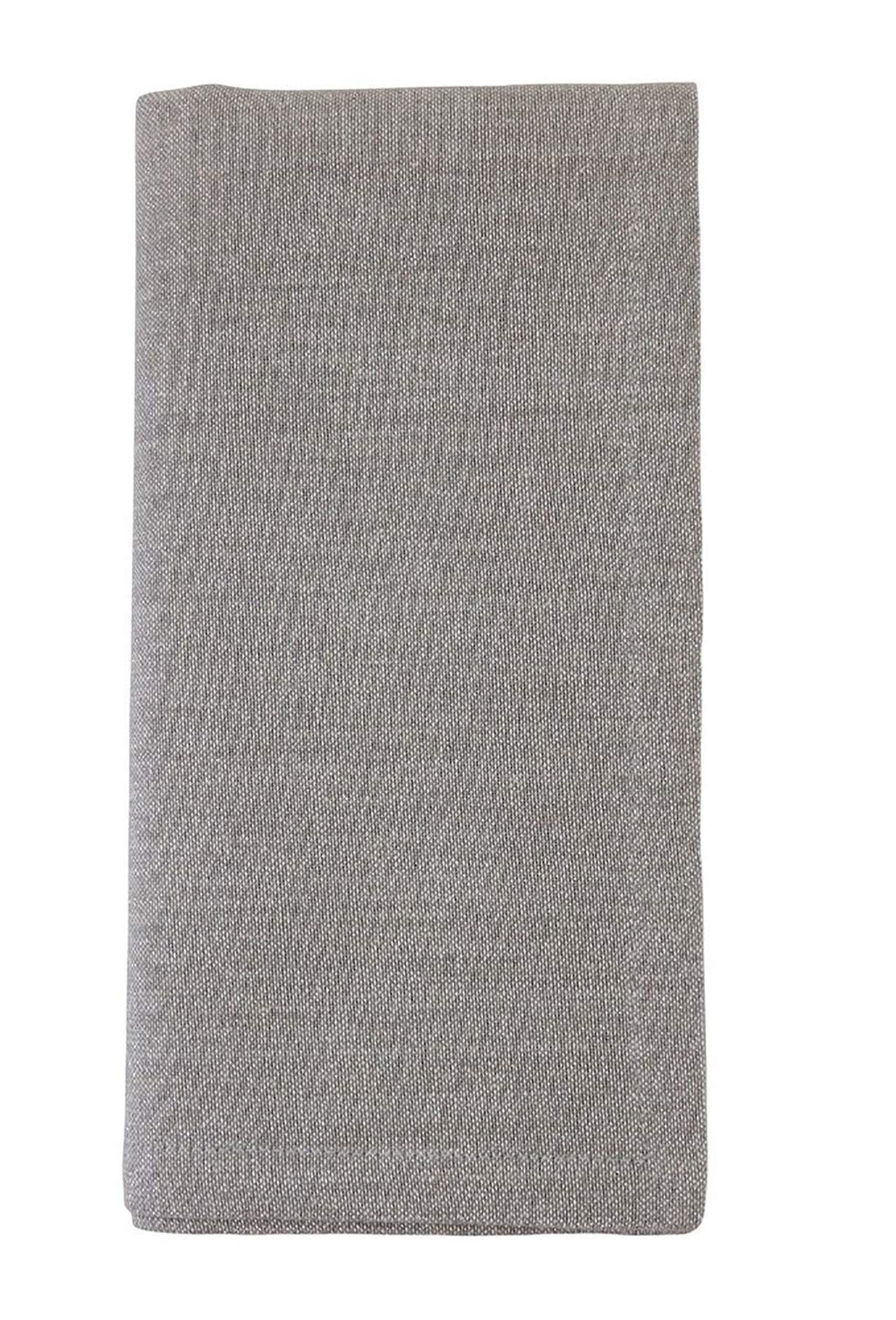 Fennco Styles Shimmer Metallic Cotton Table Runner 16" W x 72" L - Silver Table Cover for Home Décor, Dining Table, Banquet, Family Gathering, Holiday, and Special Occasion