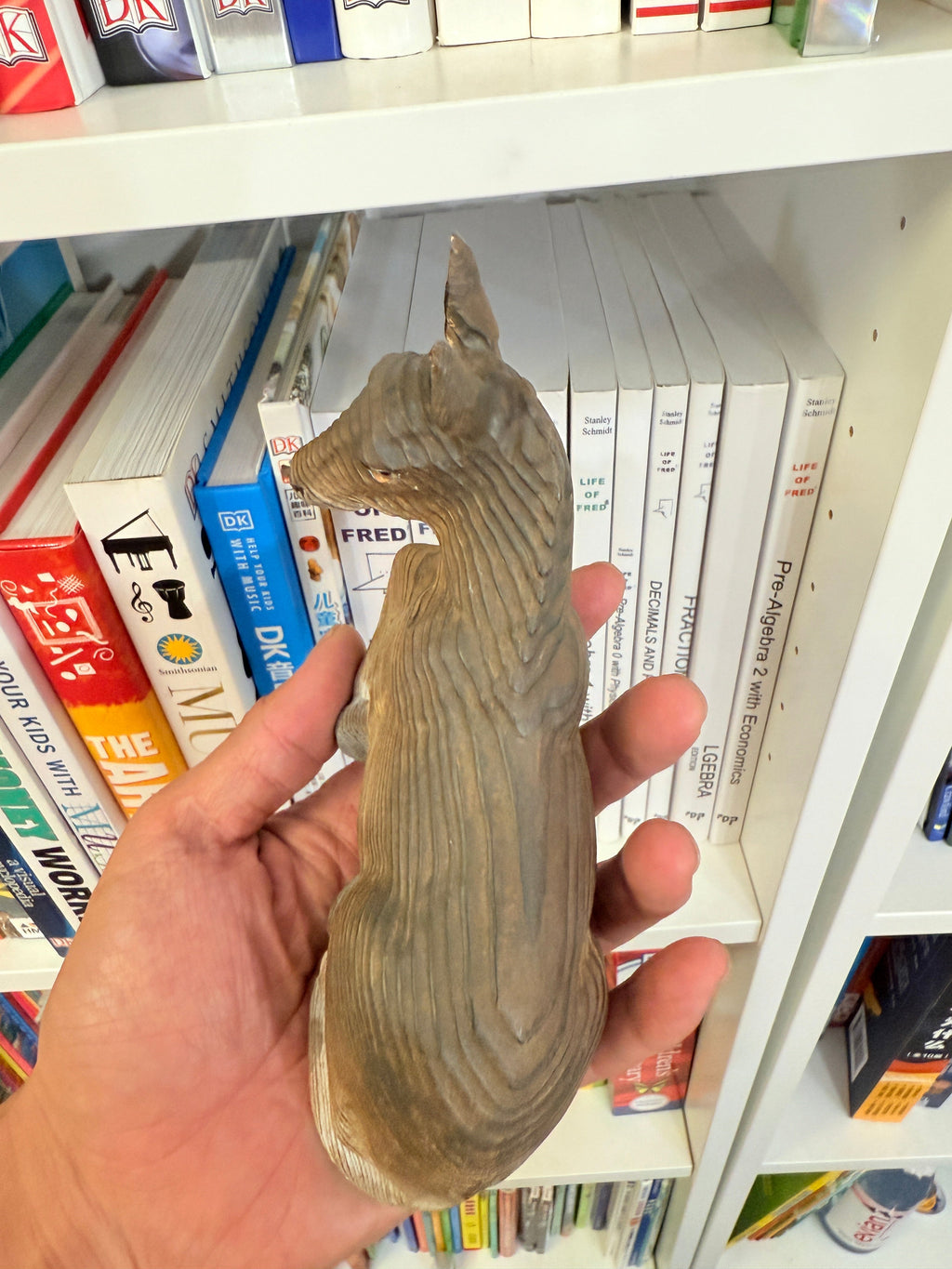 Donkey Wood sculpture Home decor Wood statue Wood figurines room decor Hand Carved