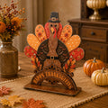 Turkey Day Tabletop bundle: Happy Thanksgiving Turkey wooden tabletop decoration