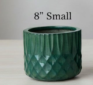 Lightweight Indoor/Outdoor Teal Planter, 3 Size Options