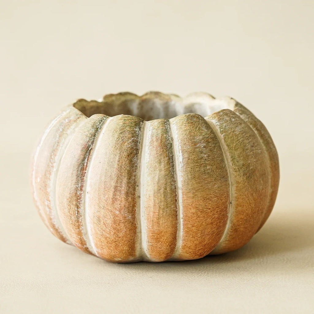 Fall Ombre Cement Pumpkin Planters | 3 Sizes