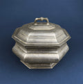 Italian Pewter Hinged-Lid Box, Large