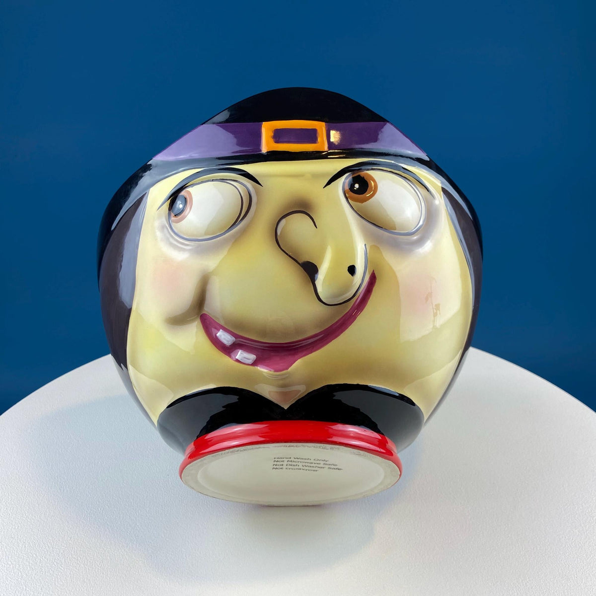 Grinning Witch Halloween Candy Bowl, 12"