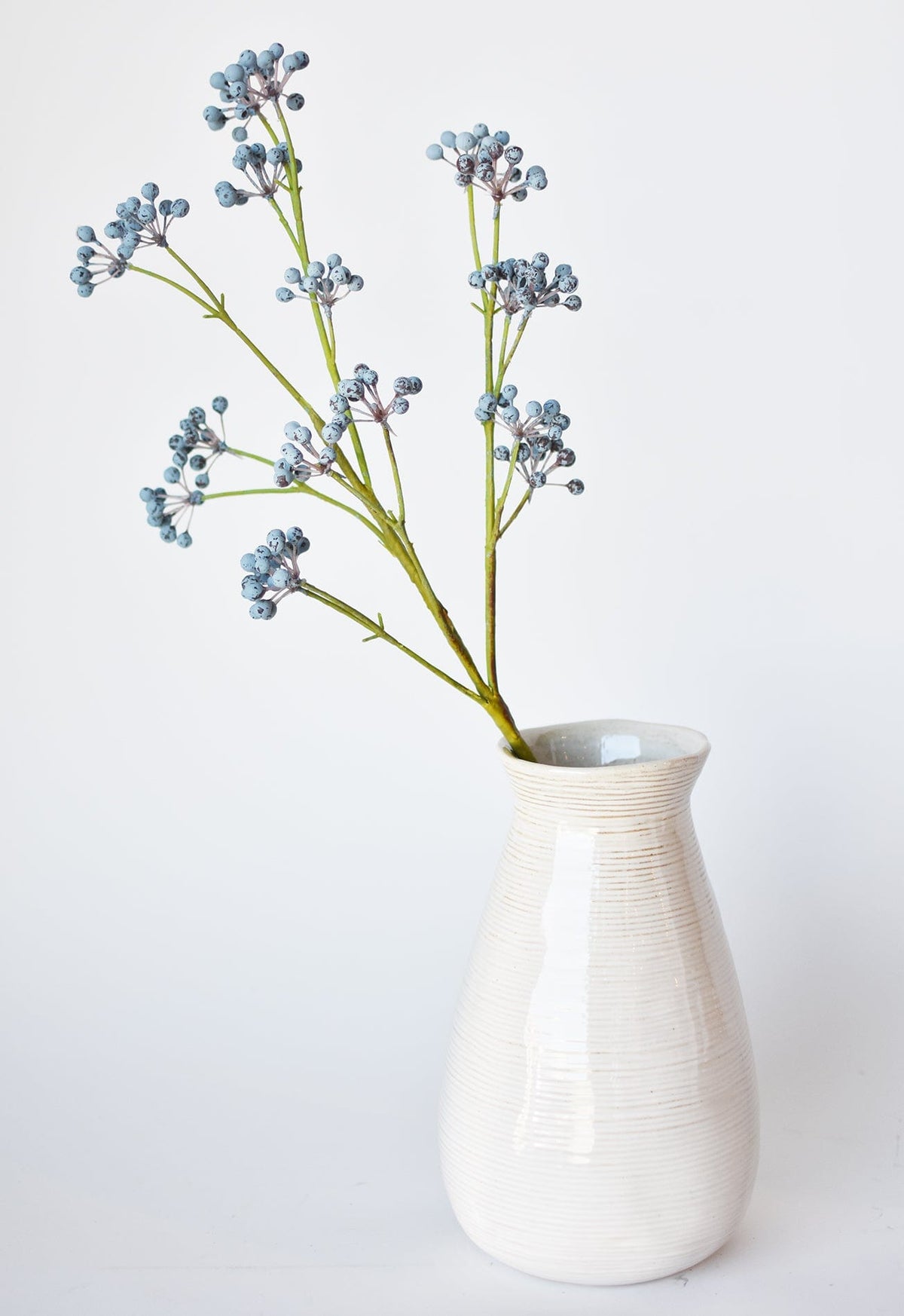 28.5" Faux Blue Berry Spray