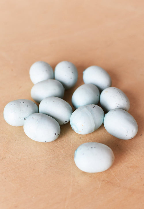 1.5" Faux Light Blue Eggs Assortment