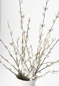 31" Faux Pussy Willow Stem