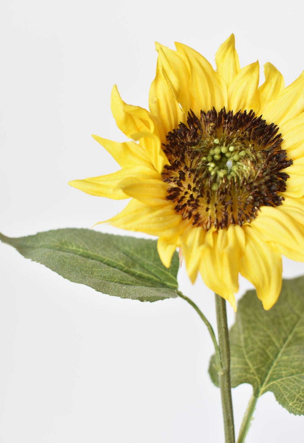 Fall Stems, Arranged bundle: 25" faux sunflower stem, yellow (3)