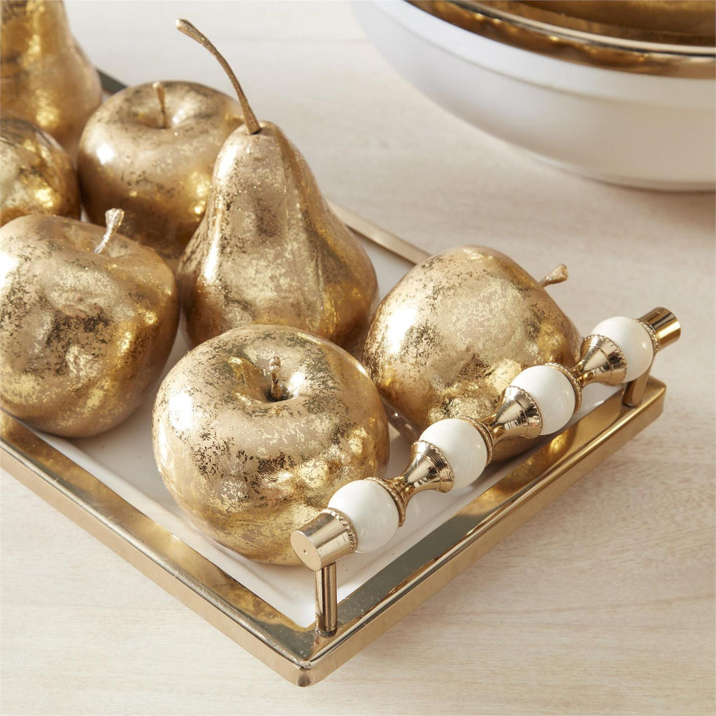 Gold Decorative Apples – Elegant Fall & Holiday Decor
