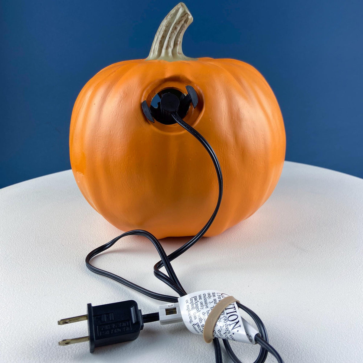 Lighted Grinning Pumpkin Lantern