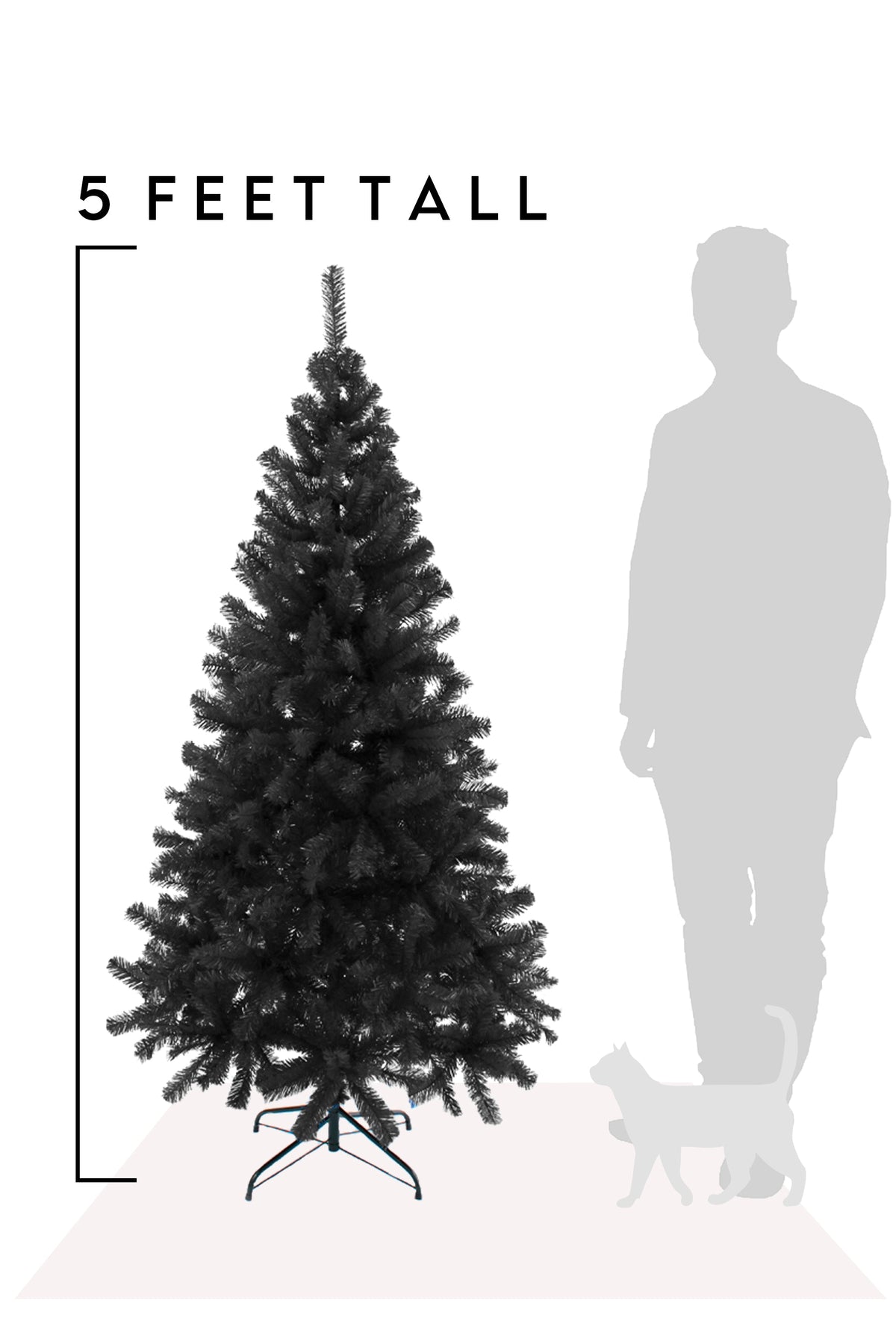 Black Canadian Pine Christmas Tree