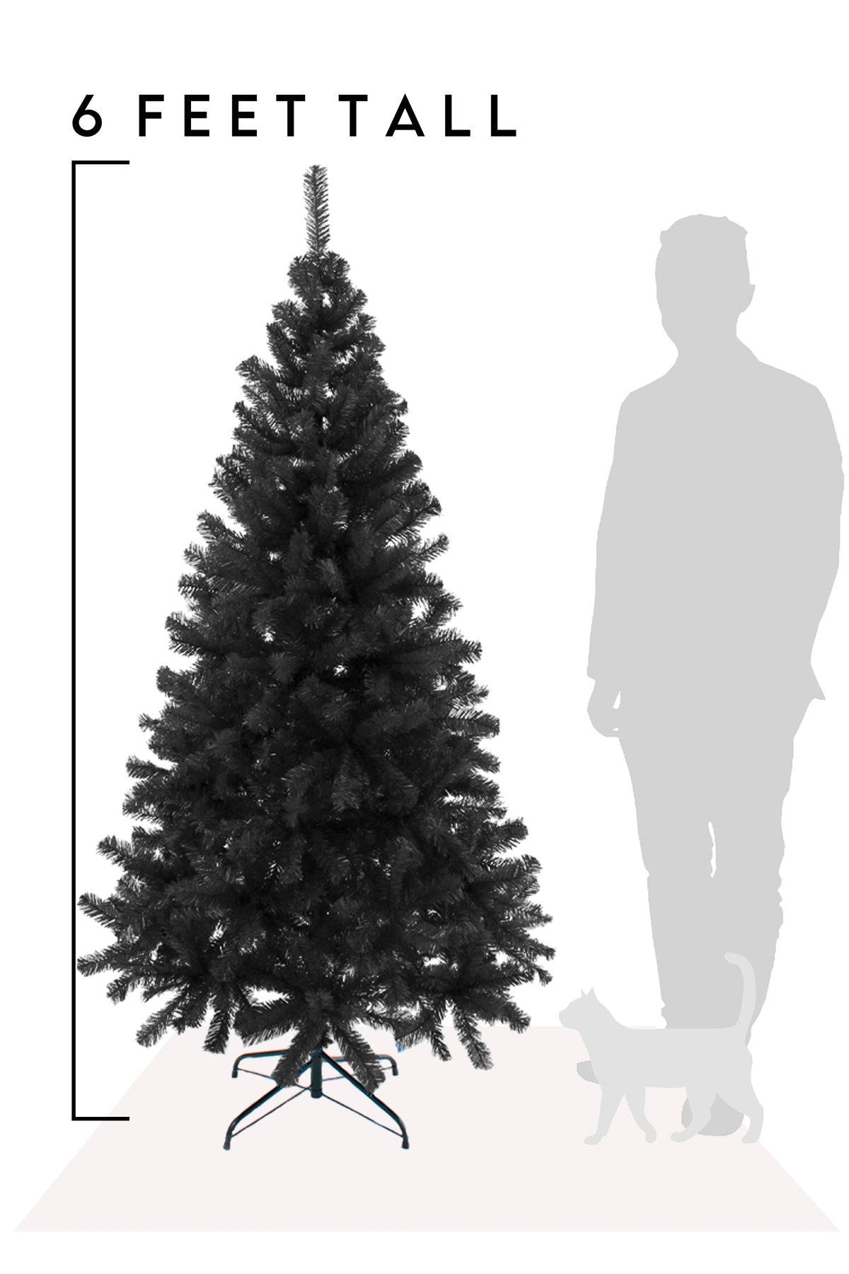 Black Canadian Pine Christmas Tree