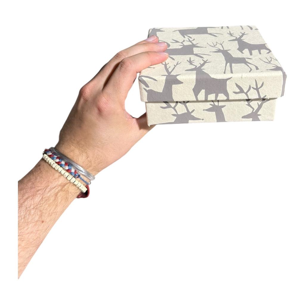 Handmade Holiday Square Gift Boxes | 5 Sizes