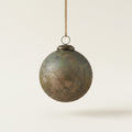 Textured Antique Glass Ball Ornament