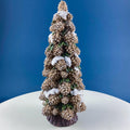 14.5" Pine Cone Tree for a Christmas Village