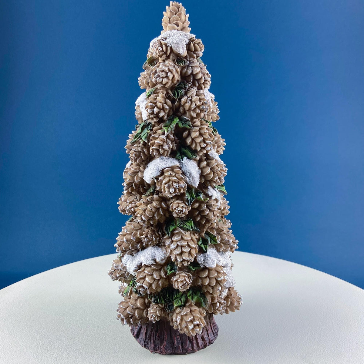 14.5" Pine Cone Tree for a Christmas Village