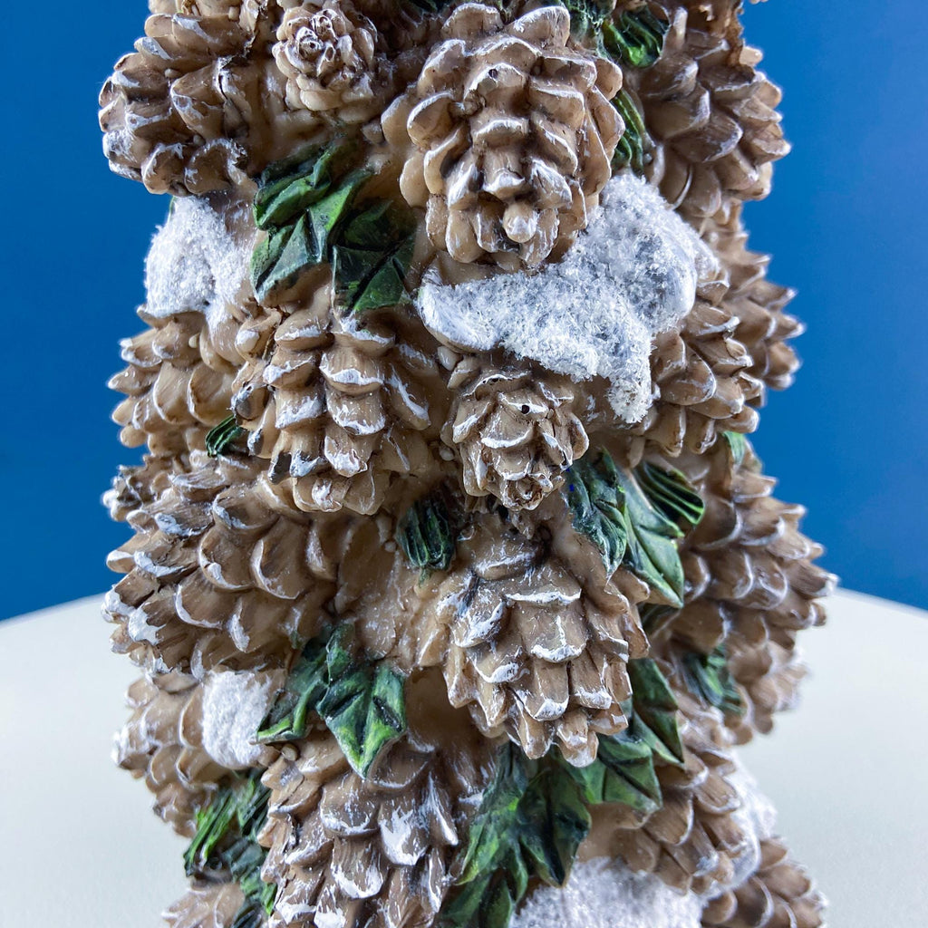 14.5" Pine Cone Tree for a Christmas Village