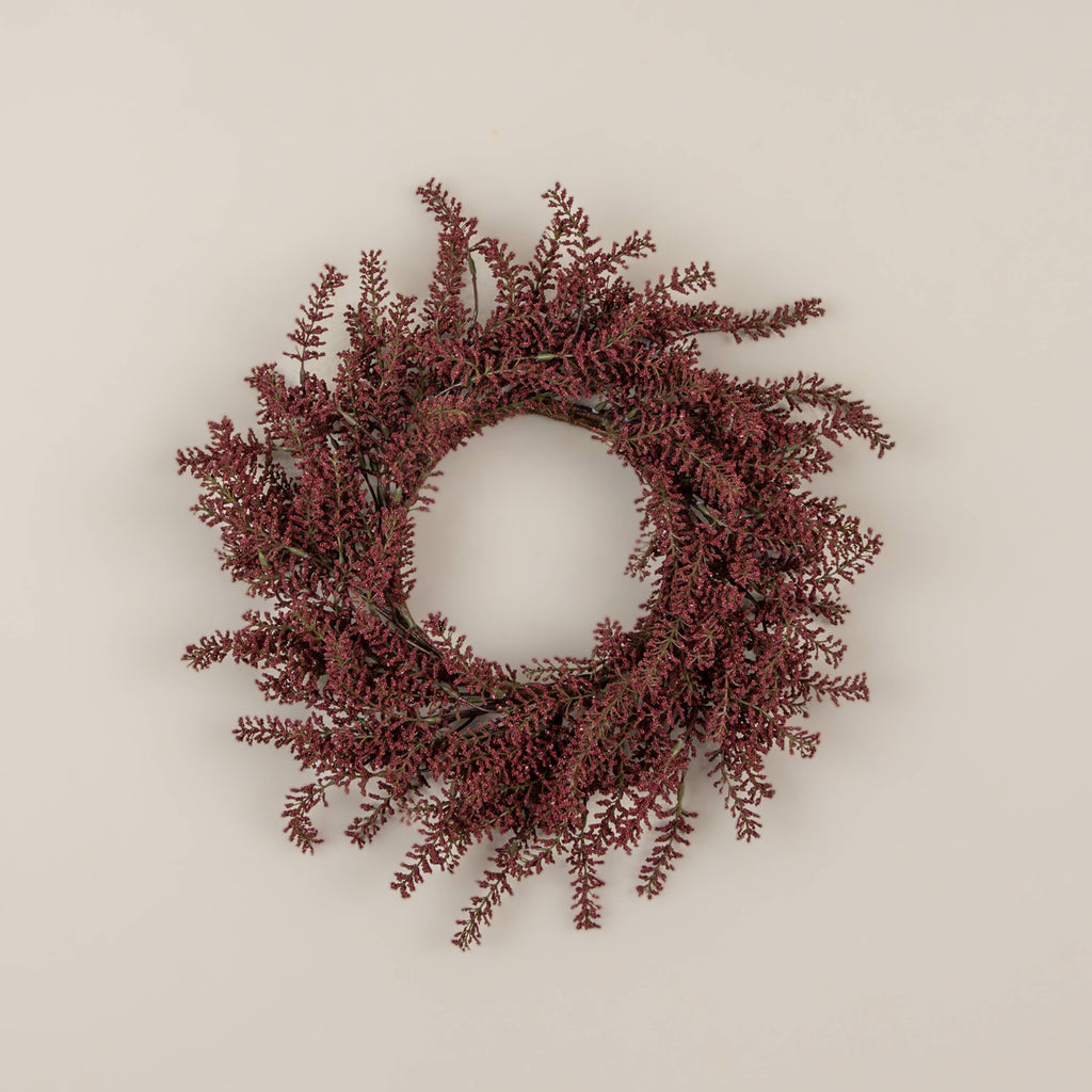 The Harvest Centerpiece bundle: 16" burgundy mini berry candle ring