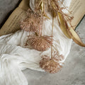 20.5" Rosewood Wild Leek Spray – Faux Floral Stem