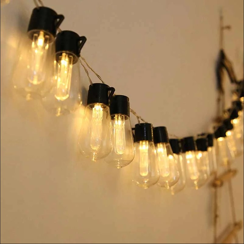 10 LED Outdoor String Lights-Warm White