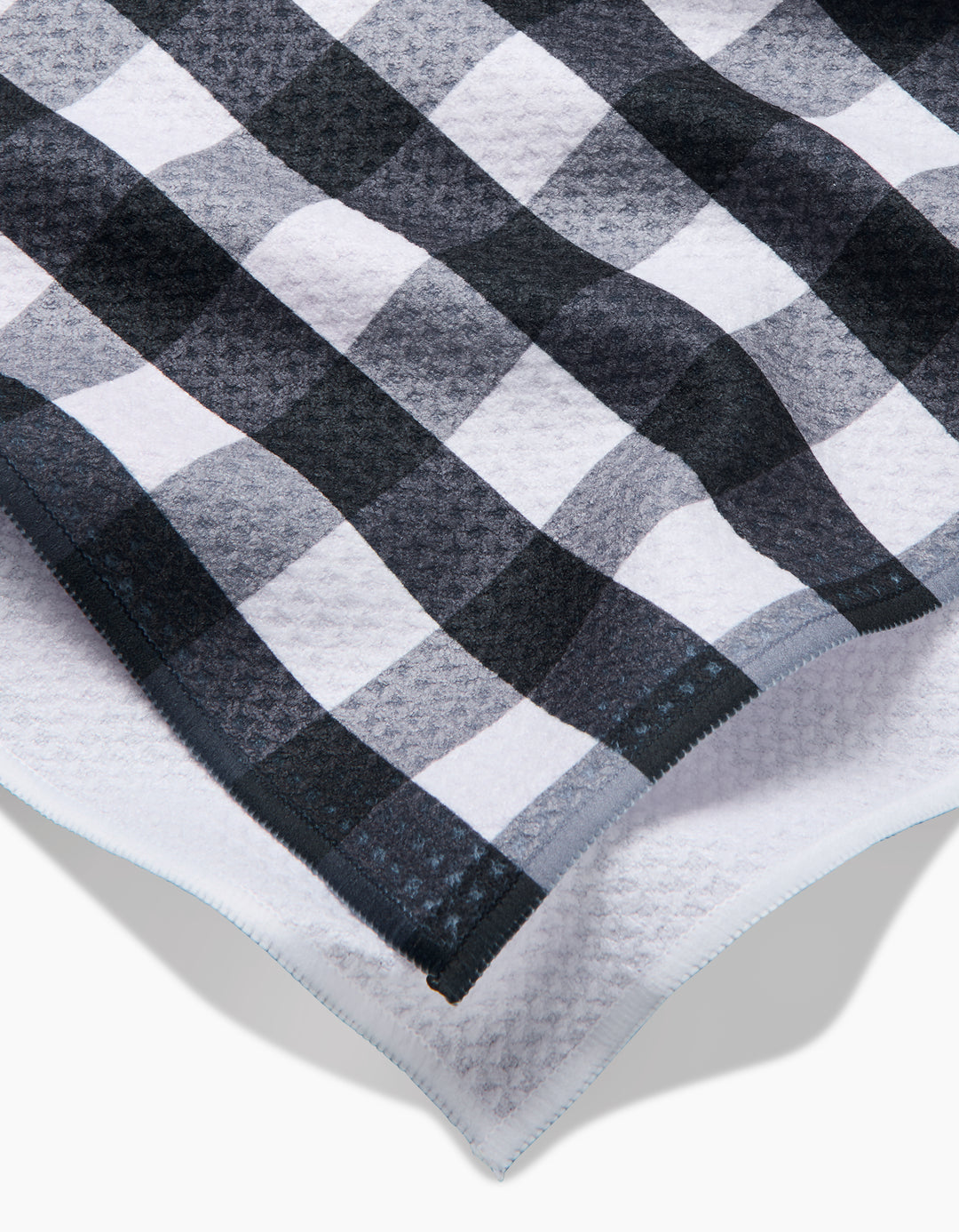 Midnight Flannel Geometry Tea Towel
