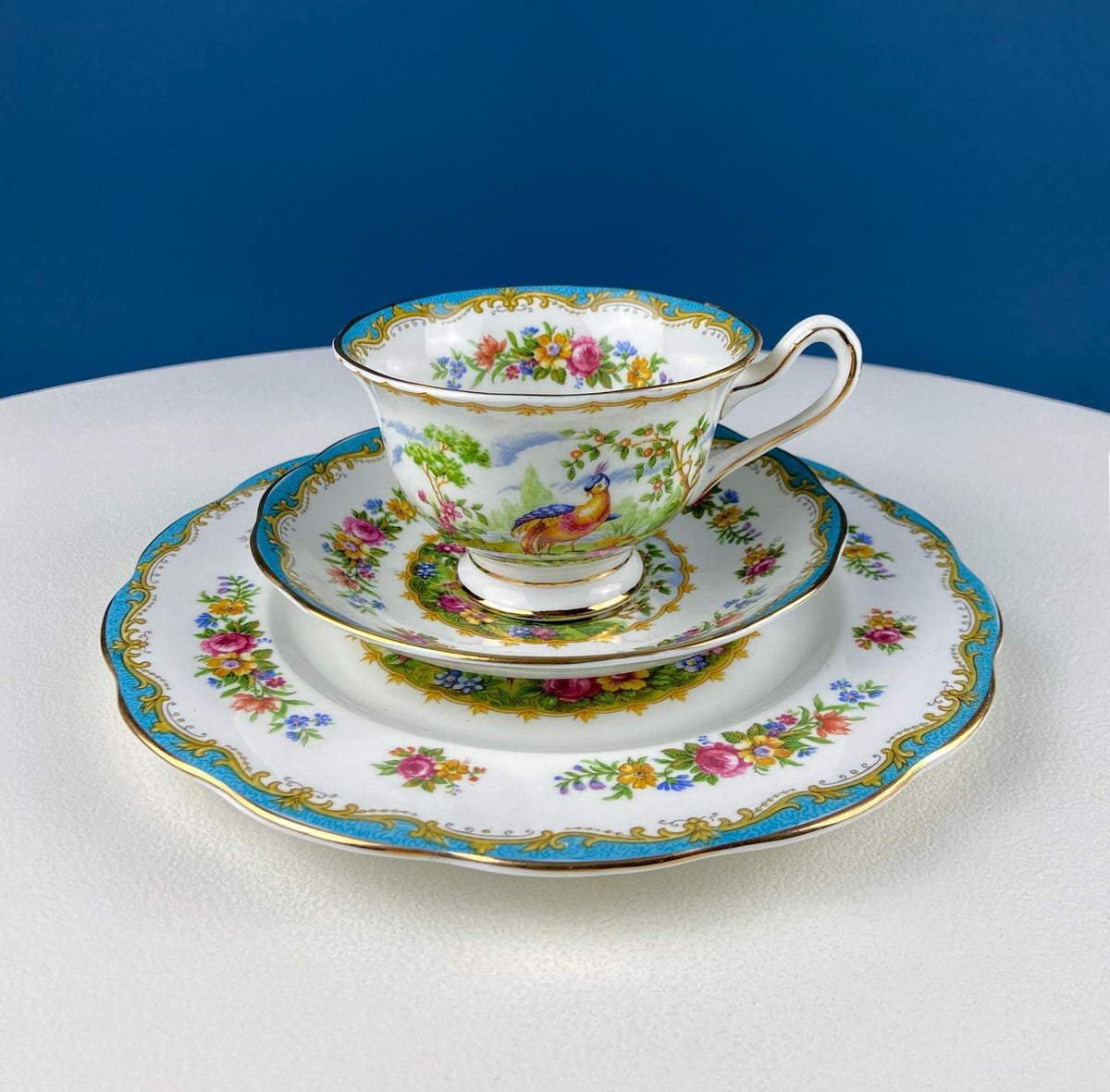 Royal Albert Chelsea Bird Tea Trio