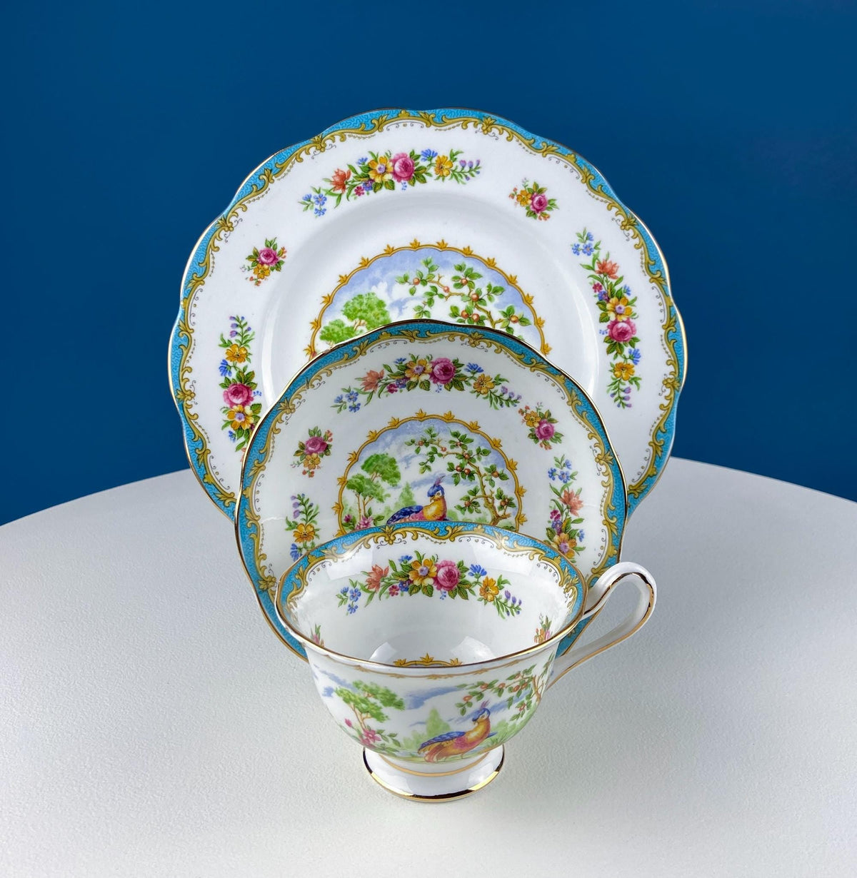 Royal Albert Chelsea Bird Tea Trio