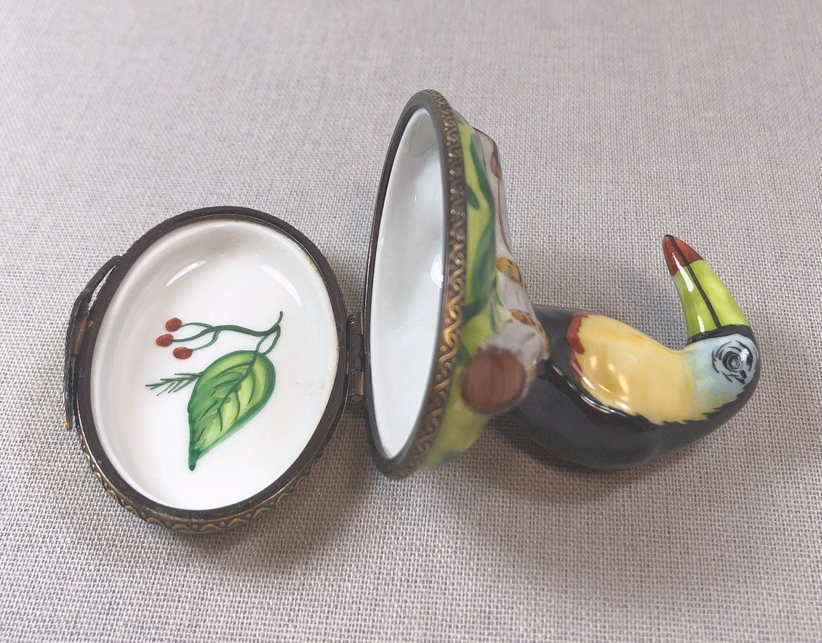 Limoges Toucan Trinket Box