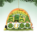 St Patrick's Gnomes Wooden Ornaments by Susan Winget - Celtic Decor - 8471110-SW