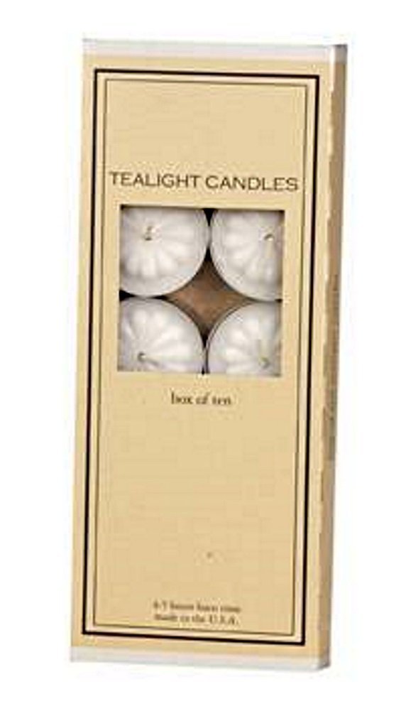 Advent Candlelight Mantel bundle: Unscented tealight candles, set of 10