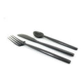 Vibhsa Black Stainless Steel Flatware 36 PC Set
