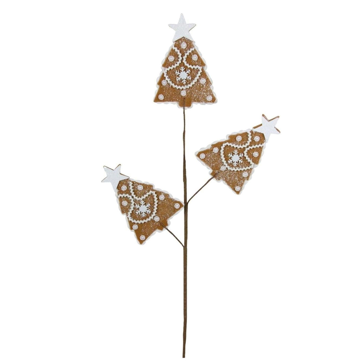 The Gingerbread Door bundle: 27" gingerbread Christmas tree spray