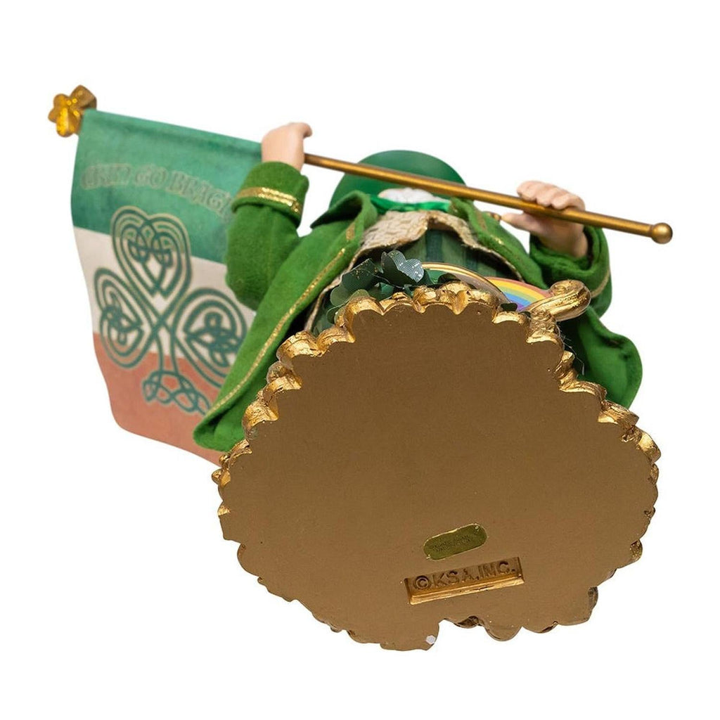Kurt Adler 11-Inch Fabriché Musical Irish Santa
