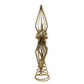 Kurt Adler 12.5-Inch Gold and Silver Star Tree Topper