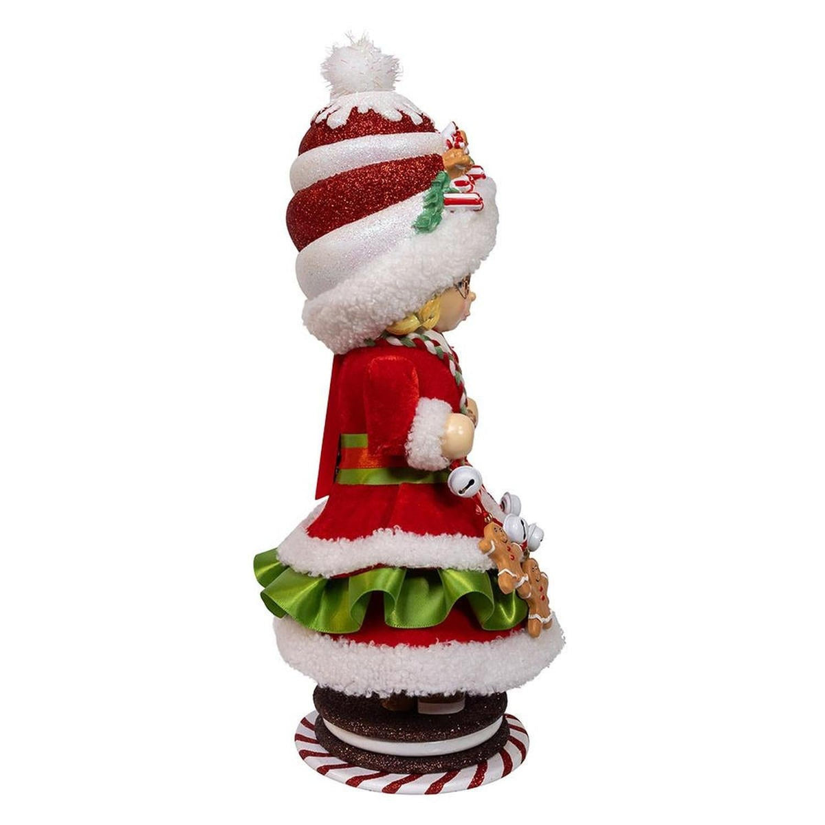 Kurt Adler 14-Inch Hollywood Nutcrackers Mrs. Claus Gingerbread Nutcracker