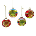 Kurt Adler 75MM Early Years Glass Ornaments, 4 Piece Set
