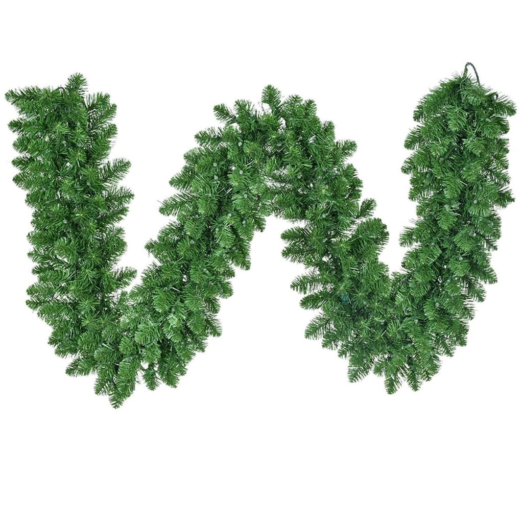 Kurt Adler 9' Prelit Clear LED Vanderbilt Garland